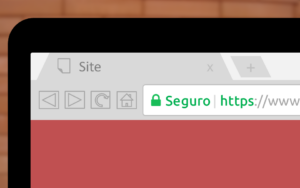 imagem ilustrativa de site com SSL ativo